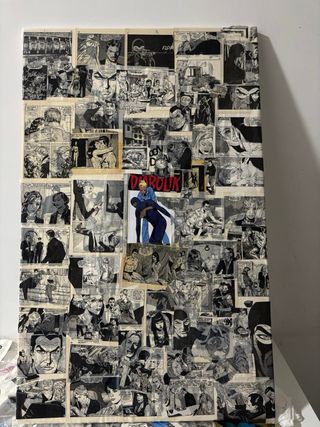 Quadro Patchwork Diabolik - Arte Unica