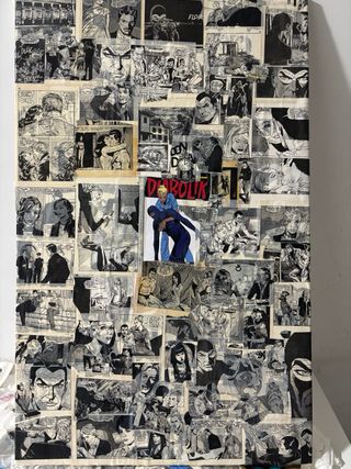 Quadro Patchwork Diabolik - Arte Unica