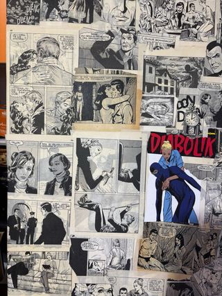 Quadro Patchwork Diabolik - Arte Unica