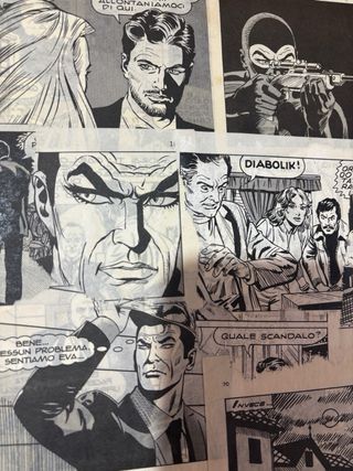 Quadro Patchwork Diabolik - Arte Unica