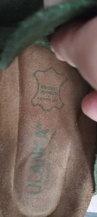 Zuecos ULANKA verde militar talla 37