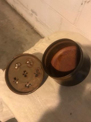 Scaldavivande in rame con manico