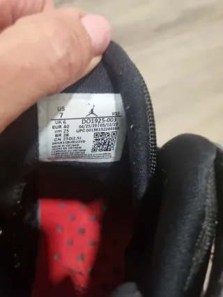 Botas Jordan Talla 40 Negras