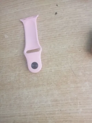 Reloj rosa sin cargador con pulsera