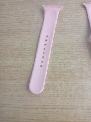 Reloj rosa sin cargador con pulsera