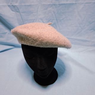 Boina 100% Lana Beige Estilo Francés