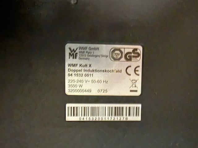 WMF Kult X Placa Inducción Doble