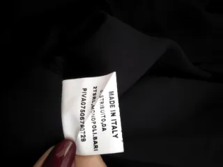 Camicia Vintage nera Graffio taglia S