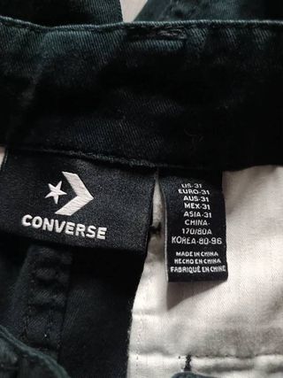 Pantaloni Converse Neri Taglia 31
