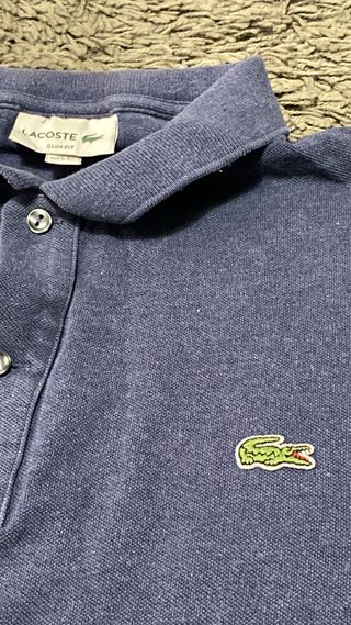 Polo Lacoste Azul Talla XXL