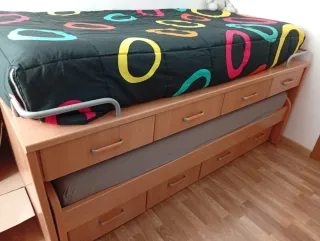 Cama nido con doble cama + gran capacidad