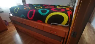 Cama nido con doble cama + gran capacidad