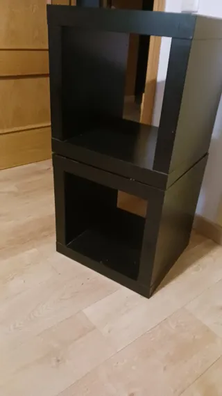 2 Módulos de almacenaje marrón Ikea