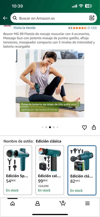 Pistola Masaje Beurer MG 99