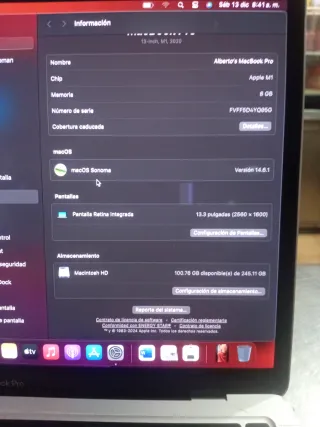 MacBook Pro M1 13 Retina 2020