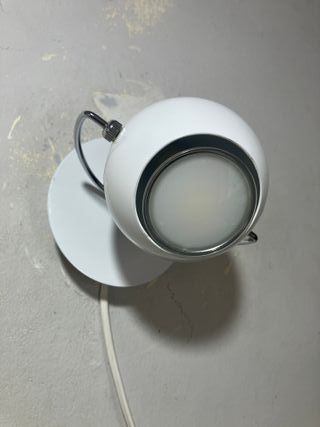 Faretto orientabile metallo bianco