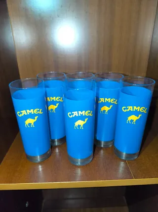 Vasos de tubo Camel - Set de 6