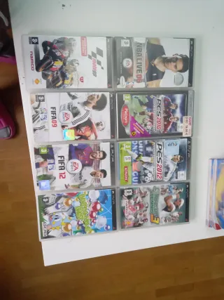 Lote de 8 Juegos PSP: FIFA, PES, MotoGP, NBA