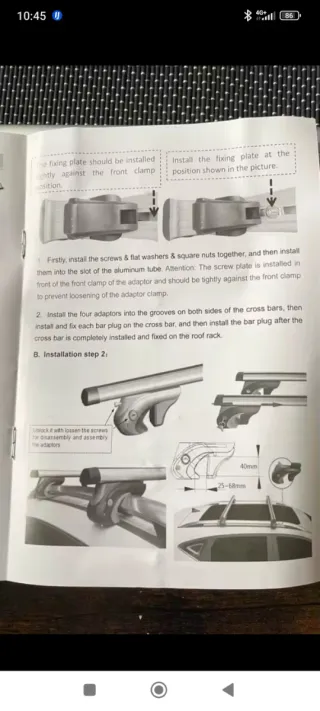 Barras de techo coche