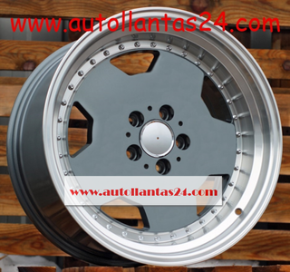 JUEGO DE 4 LLANTAS MERCEDES 8852 GREY META