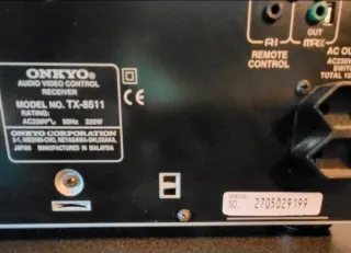 Amplificatore Onkyo TX-8511 Nero