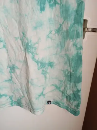 Camiseta Tie-Dye Verde y Blanca