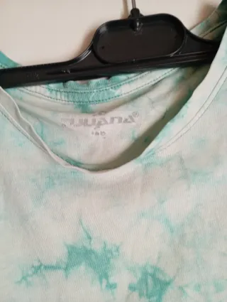 Camiseta Tie-Dye Verde y Blanca