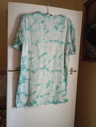 Camiseta Tie-Dye Verde y Blanca