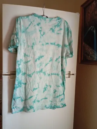 Camiseta Tie-Dye Verde y Blanca