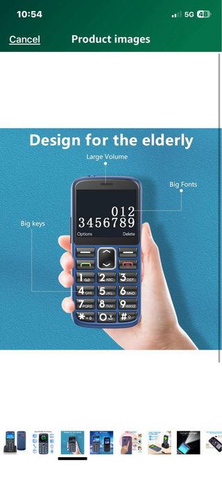 Móvil Ushining Azul