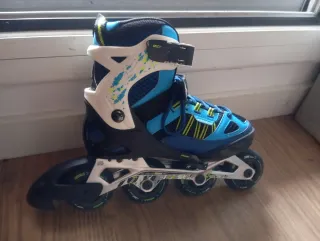 Patines en línea talla 35-38 + Casco y Proteccione