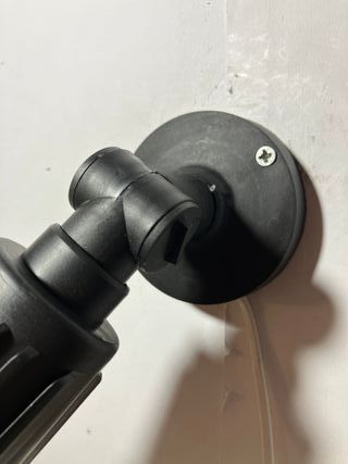 Faretto orientabile plastica nero IP44