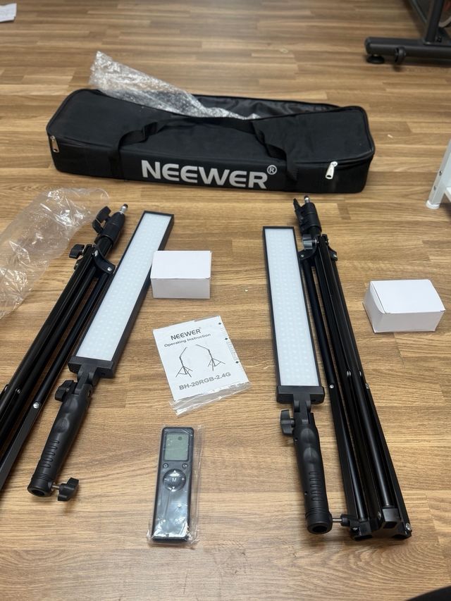 Kit Illuminazione LED Professionale con Treppiedi