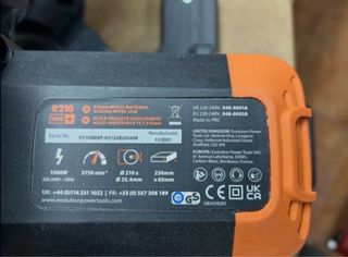 Ingletadora Evolution R210SMS+