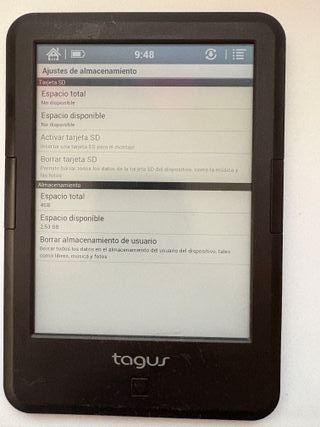 EBOOK TAGUS LUX PANTALLA RETROILUMINADA