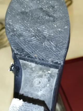 Elegantes Botas Negras de Cuero Enterprise Talla39