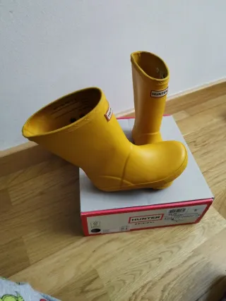 Botas de agua Hunter amarillas niñ@, talla 26