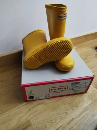 Botas de agua Hunter amarillas niñ@, talla 26