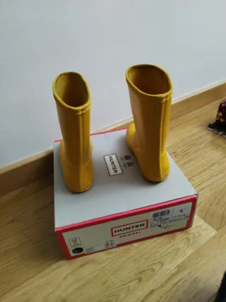 Botas de agua Hunter amarillas niñ@, talla 26