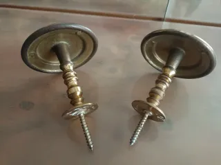 Agganci per tende dorati