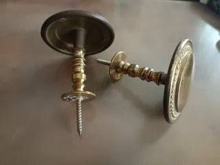 Agganci per tende dorati