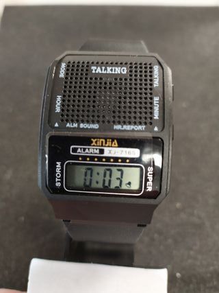 RELOJ PULSERA DIGITAL PARLANTE NUEVO