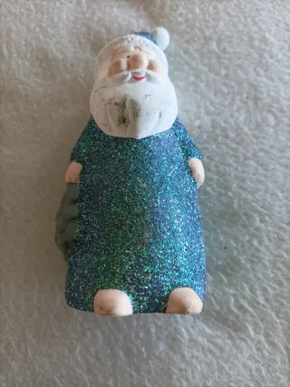 Babbo Natale collezione glitter blu