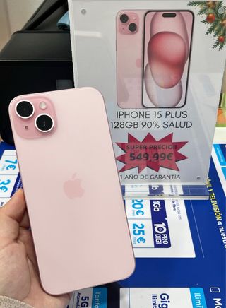 IPHONE 15 PLUS 128GB 90% SALUTE