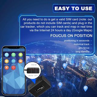 Zeerkeer Localizador GPS MINI  Coche TK913-4GE