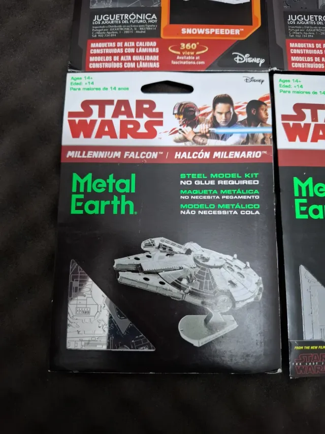 Modelos Colecionáveis Star Wars Metal Earth
