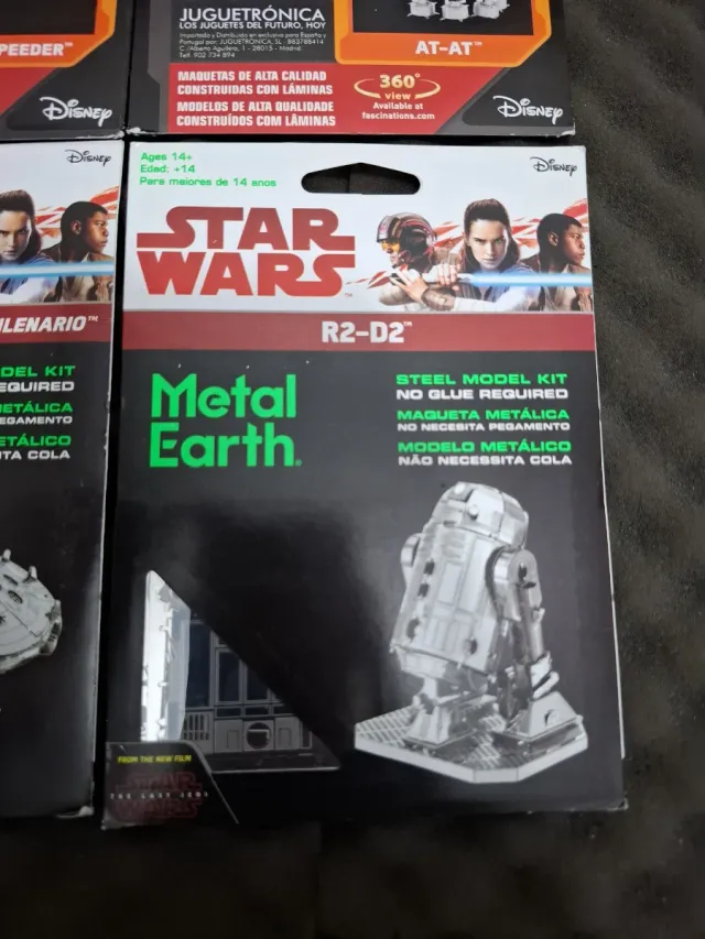Modelos Colecionáveis Star Wars Metal Earth