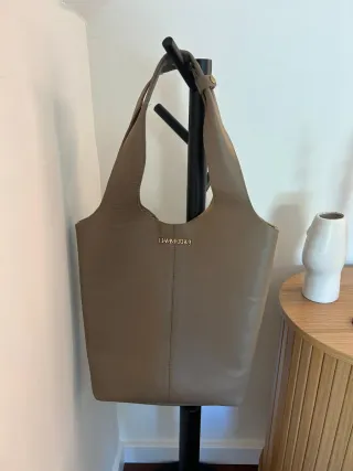 Bolso Hammerhoj de piel color topo