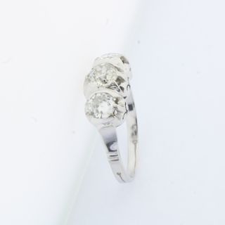 Anillo Tresillo Vintage Diamantes