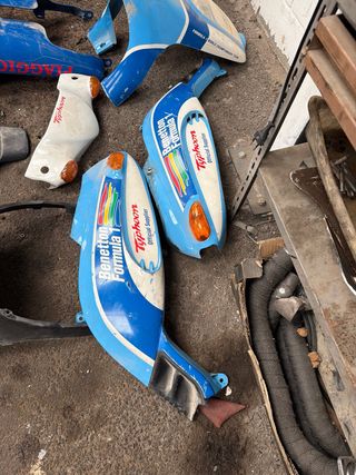 Juego Plásticos Piaggio Typhoon Azul